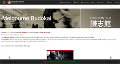Desktop Screenshot of melbournebudokai.com.au